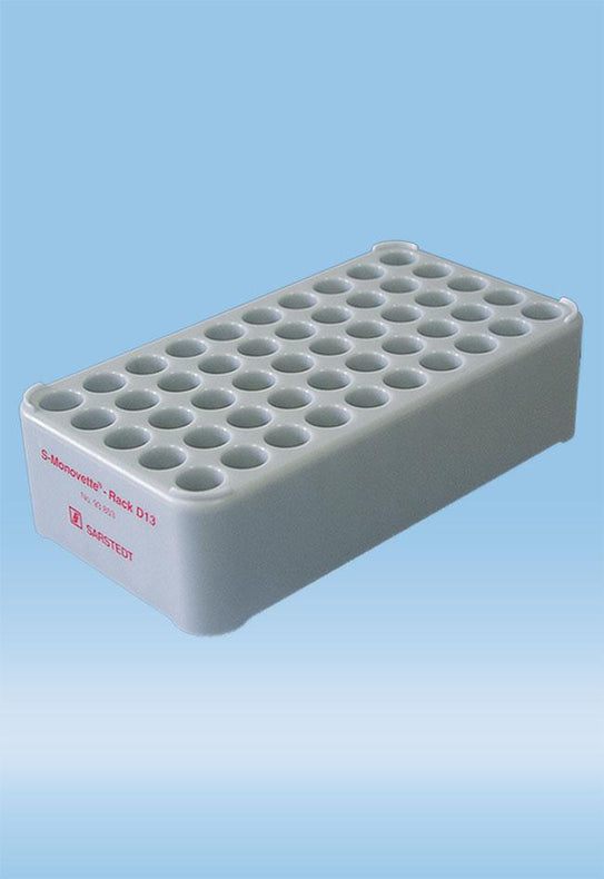 Polypropylene S-Monovette D13 Rack - 93.853 - 16 Pack - MDL-SAR93853