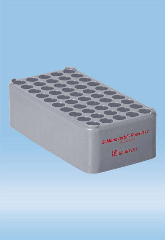 Polypropylene S-Monovette D12 Rack - 93.854 - 20 Pack - MDL-SAR93854