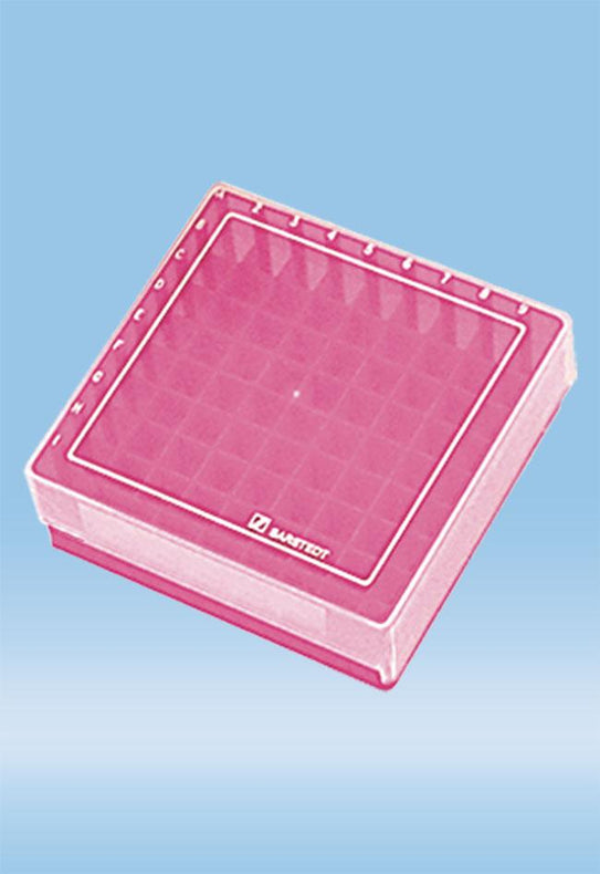 Sarstedt WithLid Box, Storage, Lid, Pp, 81 Micro Tube, Pink - SAR93876281