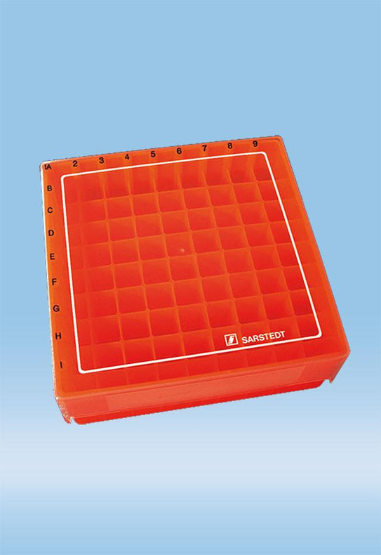 Sarstedt WithLid Box, Storage, Lid, Pp, 81 Micro Tube, Orange - SAR93876381