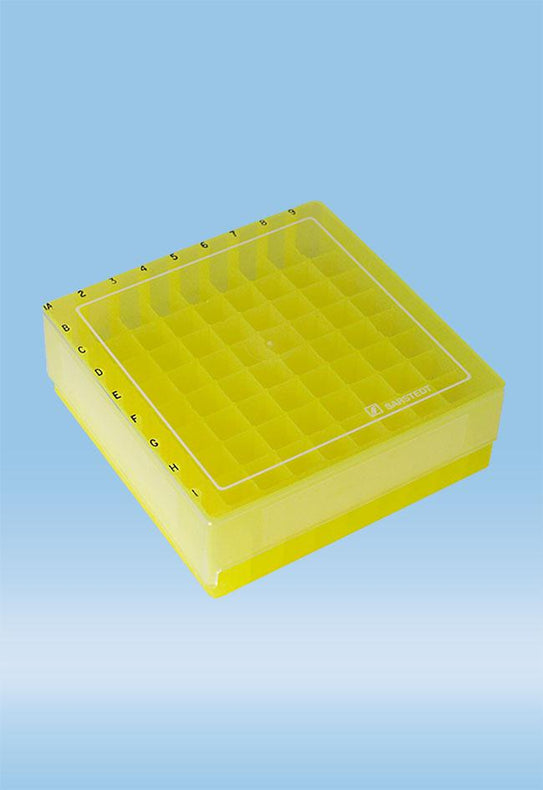 Sarstedt WithLid Box, Storage, Lid, Pp, 81 Micro Tube, Yellow - SAR93876481