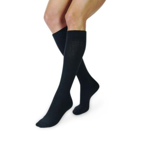 Bsn Medical Jobst Knee-High Compression Sports Socks Closed-Toe Knee Stocking, Black, 20-30 mmHG, Size XL - 110496 - 1 Pair