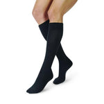 Bsn Medical Knee 110531 - Knee-High Full-Calf Compression Socks, 15-20 mmHg, Cool Black, Size L - MDL-SCS110531
