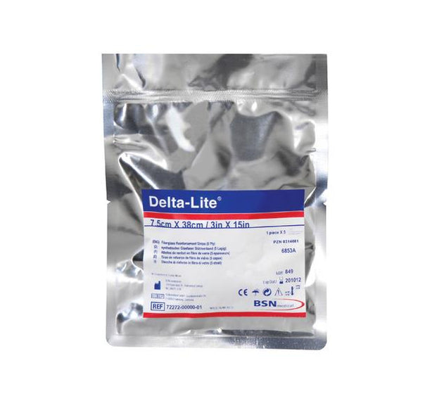 Bsn Medical Plus Delta-Lite Fiberglass Reinforcing Strip, 3" x 15" - 7227200 - 10 Each