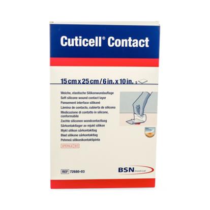 Bsn Medical Inc Cuticell Contact Sterile Silicone Wound Dressings 7268003 - 5.0 Each