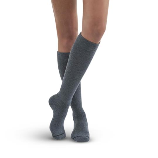 Bsn Medical Sports Jobst Activewear Knee-High Compression Sock with Closed Toe, 15-20 mmHg, Size S, Denim Blue - 7514706