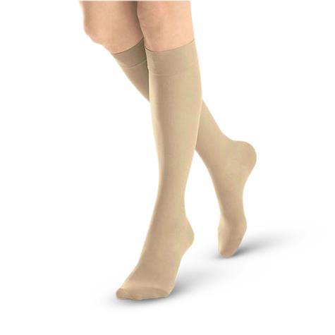Bsn Medical Closed Toe Softfit 15-20 mm Hg Knee Piece Compression Stocking, Natural, Size L - 7769206 - 1 Pair