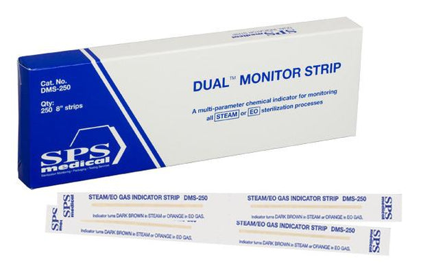 STERIS CORP EO Gas Dual Monitor Strip DMS-250L 250 Each - MDL-SDCDMS250LBX