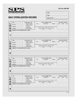 Steris Corp Load Record Envelopes LEB-100 - 100.0 Each