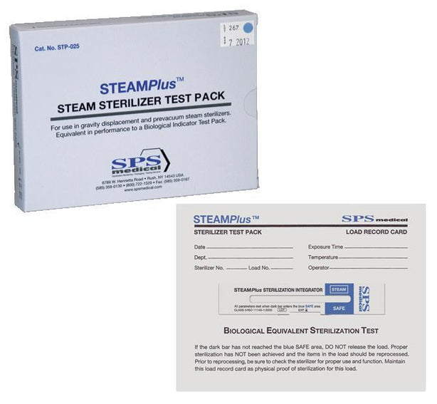 STEAMPlus Sterilizer Test Pack - STP-025 - 25 Each - MDL-SDCSTP025