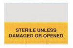 Steris Load Recordkeeping Paper "Sterile Unless..." Label, Yellow - SUD-010-Y - 10 Each