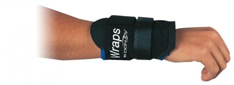 DJO Global Neoprene 11-0386-3-06060 Wrist Wrap Support, Black, Size M - MDL-SDJ1103863060 - 1 Each