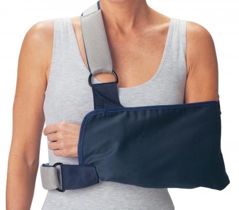 DJO Global Women's Elastic Clinic Shoulder Immobilizer, with Foam Straps, Size S - 79-84163 - 1 Each