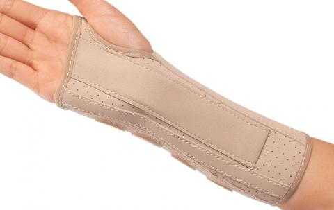 DJO Global Supports with Aluminum Palmer Stay 79-87012 Contoured Wrist Splint, Left, Size XS - MDL-SDJ7987012 - 1 Each