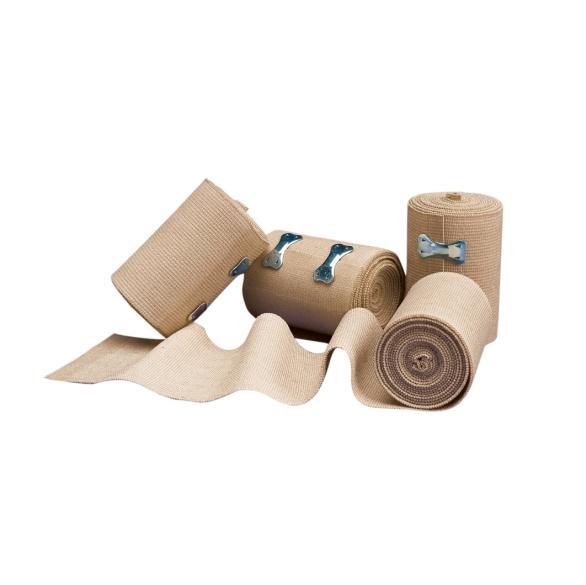 Djo Global Self-Closure Elastic Rubber Bandage, 3" x 5 yd. (7.6 cm x 2.7 m), 10-Pack - SDJ7998235