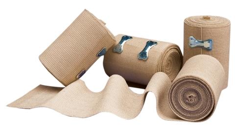 Djo Global Self-Closure Elastic Rubber Bandage, 4" x 5 yd. (10.2 cm x 2.7 m), 10-Pack - 79-98237 - 10 Each