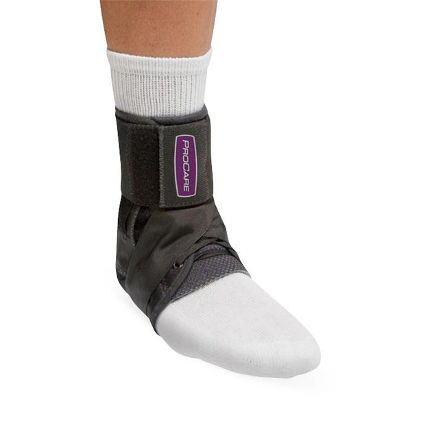 Djo Global Stabilized Nylon Lace-Up Ankle Supports with Elastic Strap 79-81355-900 - 1.0 Each - MDL-SDJ981355900