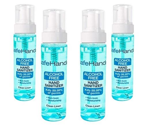 SafeHands Alcohol-Free Hand Sanitizer - SHC-18-4 - 4 Each - MDL-SFHSHC184