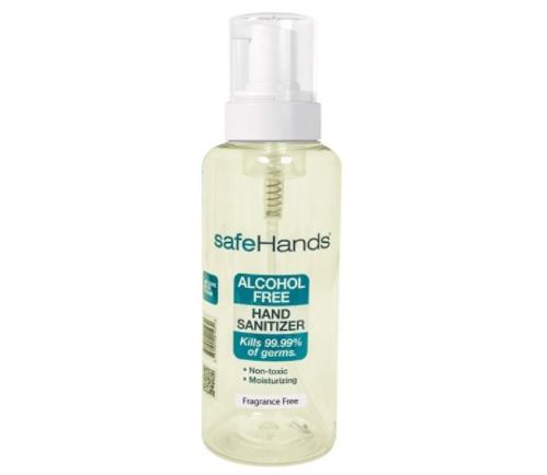 SafeHands Hand Sanitizer Dispenser, 1000 mL, Alcohol-Free - SHU-1008-4 - 4 Each