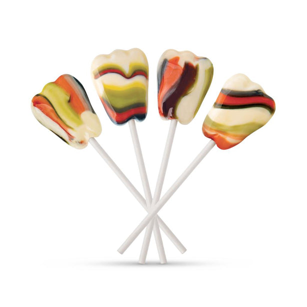 Dr. John's Candies Radiant Rainbow Lollipops ISRRW100.2 - 1230.0 Each