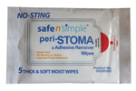 Safe N Simple LLC Stoma Cleanser and Adhesive Remover Wipes SNS00505 - 500.0 Each - MDL-SFNSNS00505
