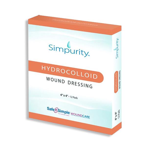 SAFE N SIMPLE LLC Hydrocolloid Wound Dressing SNS55404 144 Each - MDL-SFNSNS55404