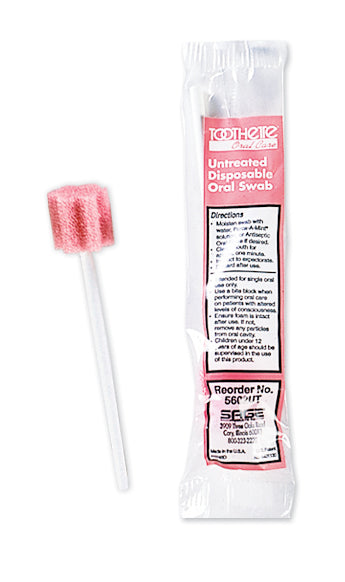 Sage Products Untreated Oral Swabs 5602UT - 250.0 Each
