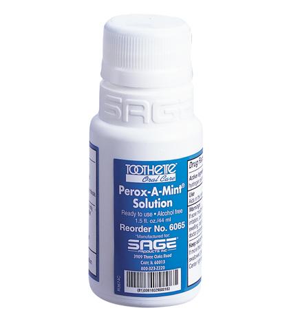 SAGE PRODUCTS Perox-A-Mint Oral Rinses 6065 1 Each - MDL-SGE6065H