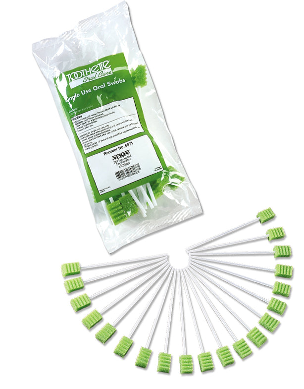Sage Products Untreated Oral Swabs 6071 - 1000.0 Each
