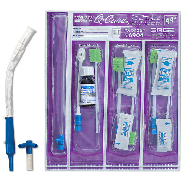 Sage Products Q4 RX Oral Cleansing Suctioning Systems 6904 - 20.0 Each
