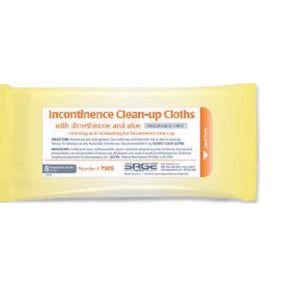 Sage Products Sage Incontinence Clean-Up Cloths with Dimethicone and Aloe 7505 - 30.0 Pack - MDL-SGE7505