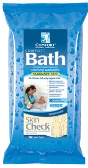 Sage Products Sage Comfort Bath Heavy-Weight Fragrance-Free Washcloths 7903 - 44.0 Each
