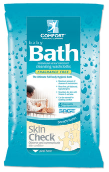 Sage Products Sage Comfort Bath Heavy-Weight Fragrance-Free Washcloths 7907 - 110.0 Each