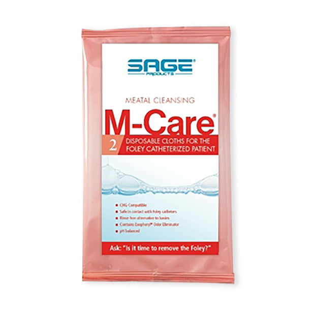 SAGE PRODUCTS M-Care Meatal Cleansing Cloths 07953 168 Pack-MDL-SGE7953CS