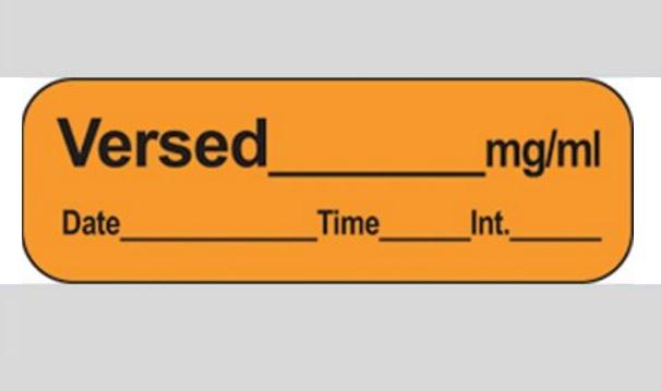 Sharn Precut Versed Label, 1-1/2" x 1/2", 600 per Roll - SHBSH19199