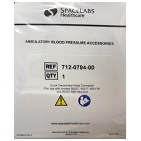 Spacelabs Healthcare LLC TruLink Disposable ABP Cuff Metal Hose Connectors 712-0794-00 - 1.0 Each