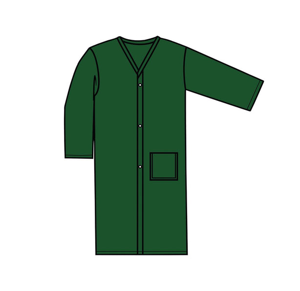 SHAMRON MILLS LTD Shamron Mills Patient Robes 906 SN DARK GREEN 12 Each - MDL-SHL906SNG