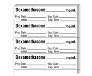 Shamrock Labels Anesthesia Drug Labels with Date / Time / Initial SA-3228-EXP-PK - 250.0 Each - MDL-SHMA3228EXPPK