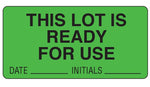 Shamrock Labels Lot Signal Labels for Use in the Laboratory LL-143 - 500.0 Each