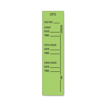 Sharrock Scientific Alert Labels - OPO2 - 200 Each - MDL-SHMOPO2