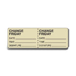 Shamrock Labels Shamrock Daily Intravenous Tubing Change Labels PA-16-F -