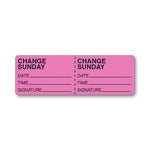 Shamrock Labels Shamrock Daily Intravenous Tubing Change Labels PA-16-SU -