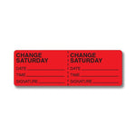 Shamrock Labels Shamrock Daily Intravenous Tubing Change Labels PA-16-S -