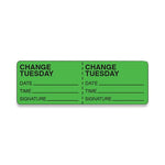 Shamrock Labels Shamrock Daily Intravenous Tubing Change Labels PA-16-T -