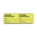 Shamrock Labels Shamrock Daily Intravenous Tubing Change Labels PA-16-W -