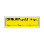 Shamrock Labels Anesthesia Drug Labels with Date / Time / Initial SA-209-DTI-PRE - 33.0 Each - MDL-SHMSA209DTIPR