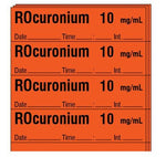 Shamrock Labels Anesthesia Drug Labels with Date / Time / Initial SA-2223-DTI - 1.0 Each - MDL-SHMSA2223DTI