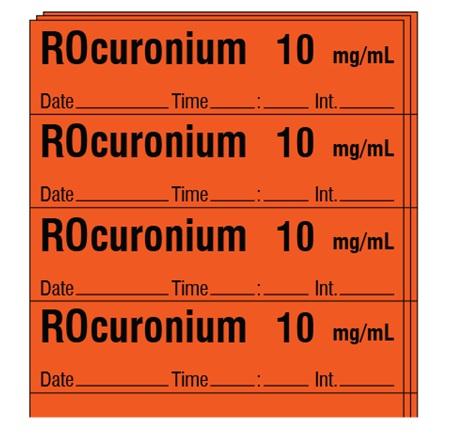 Shamrock Labels Anesthesia Drug Labels with Date / Time / Initial SA-2223-DTI - 1.0 Each - MDL-SHMSA2223DTI