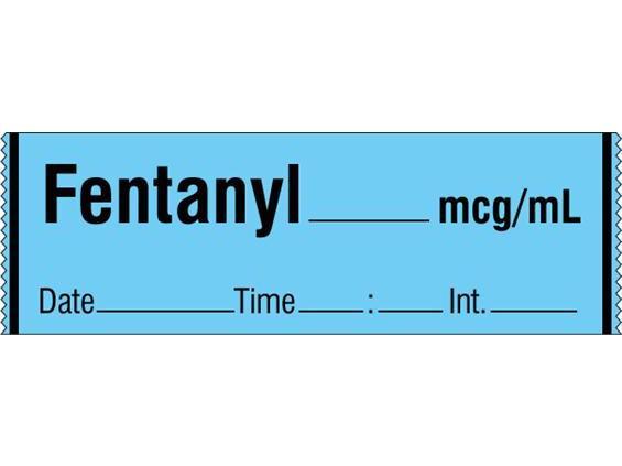 Shamrock Labels Anesthesia Drug Labels with Date / Time / Initial SA-2413-DTI - 1.0 Each - MDL-SHMSA2413DTI