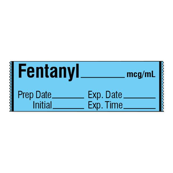 Shamrock Labels Anesthesia Drug Labels with Date / Time / Initial SA-2413-EXP - - MDL-SHMSA2413EXP